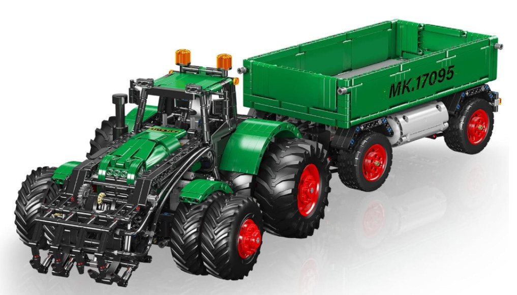 Mould King Traktor mit Kipp-Anhänger Konstruktionsspielsteine, (2368 St) – Bild 2 von 5