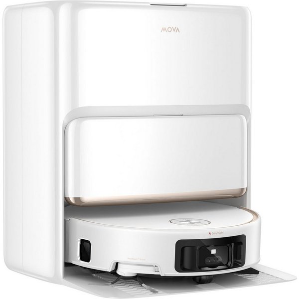 Mova Saugroboter Z60 Ultra Roller Complete, App- & Sprachsteuerung, 700 W, mit Beutel, Vollautomatische Basisstation, Anti-Verhedderungsbürste
