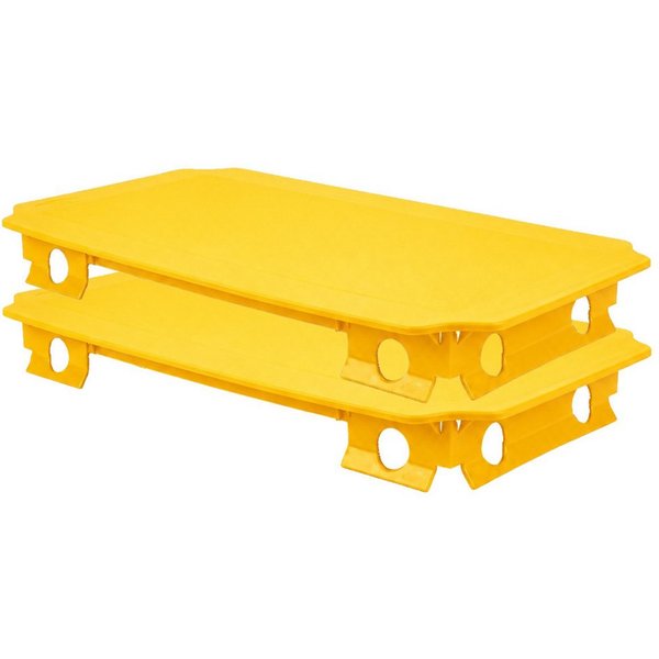 move and stic 2er Set Platte 20x40 cm Konstruktionsspielsteine, für Indoor und Outdoor