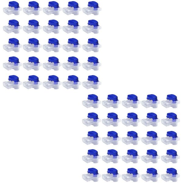 MOWHOUSE Kabelverbinder-Sortiment Gel Kabel Verbinder Mähroboter Anschlussklemmen, Set, 50-tlg., 50er, wasserdicht