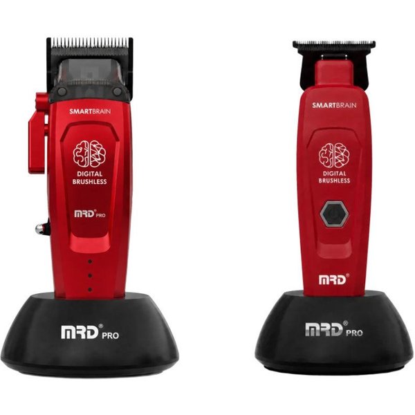 MRD PRO Haarschneider MRD 2er, Haarschneider und Trimmer inklusive Zubehör, Bürstenloser BLDC-/Vector-Motor
