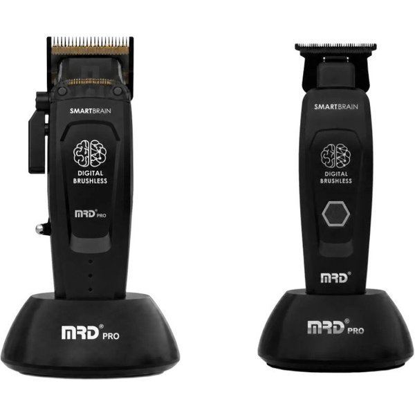 MRD PRO Haarschneider MRD 2er, Haarschneider und Trimmer inklusive Zubehör, Bürstenloser BLDC-/Vector-Motor