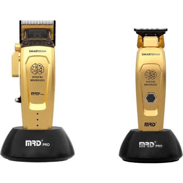 MRD PRO Haarschneider MRD 2er, Haarschneider und Trimmer inklusive Zubehör, Bürstenloser BLDC-/Vector-Motor