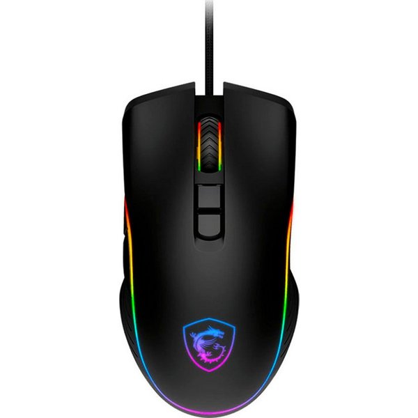 MSI Forge GM300 Gaming Maus, Black, USB
