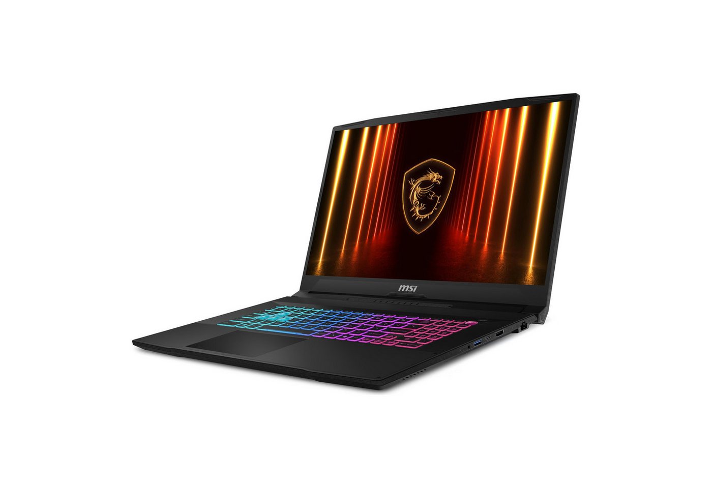 MSI Katana 17 HX - 17,3" WQHD - Intel Core i7 14650HX - GeForce RTX 5070 Gaming-Notebook (43,95 cm/17,3 Zoll, Intel® Core™ i7 14650HX, GeForce RTX™ 5070, 8 GB,  – Bild 2 von 5