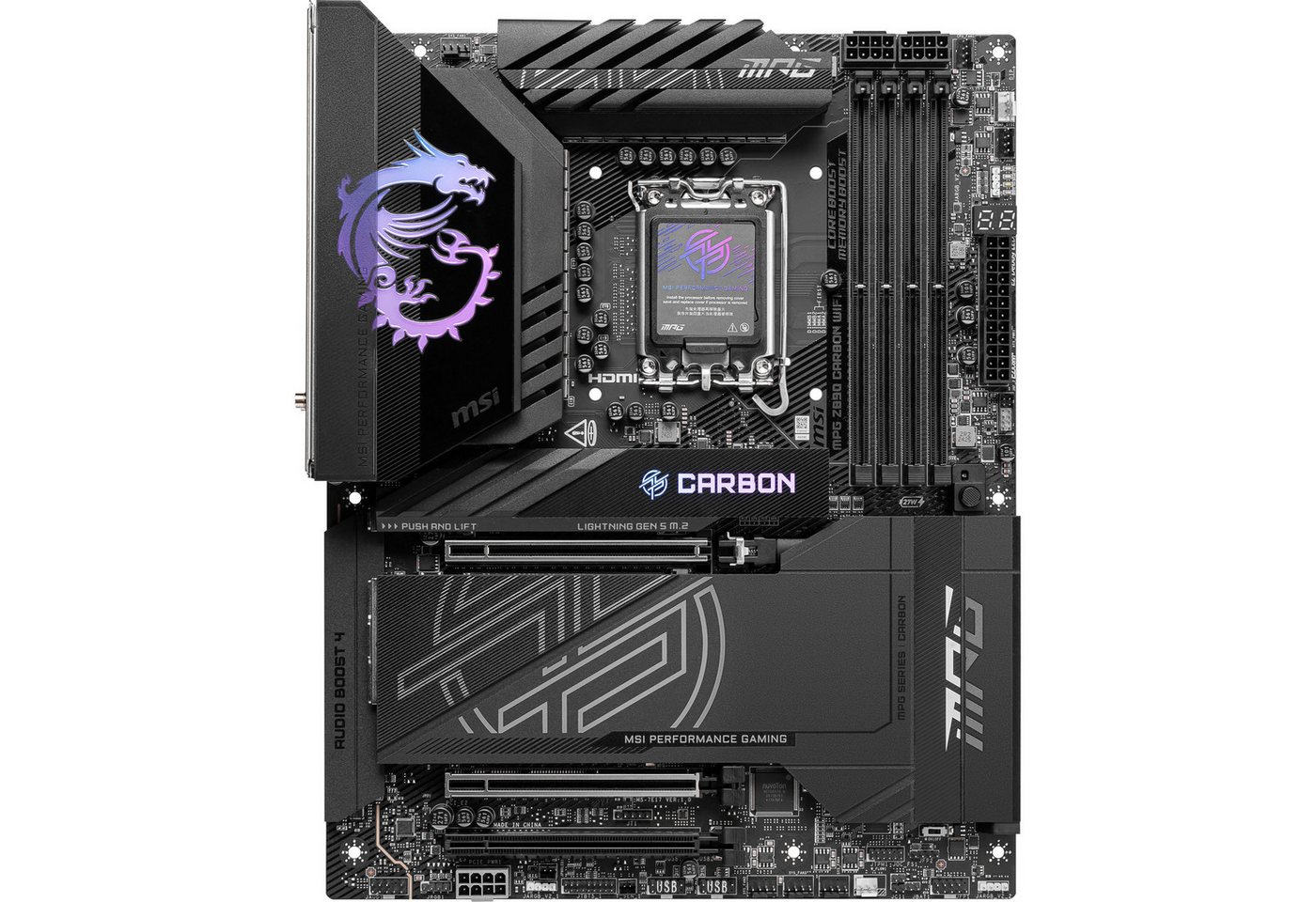 MSI MSI MPG Z890 CARBON WIFI, Mainboard Mainboard Mystic Light – Bild 2 von 5