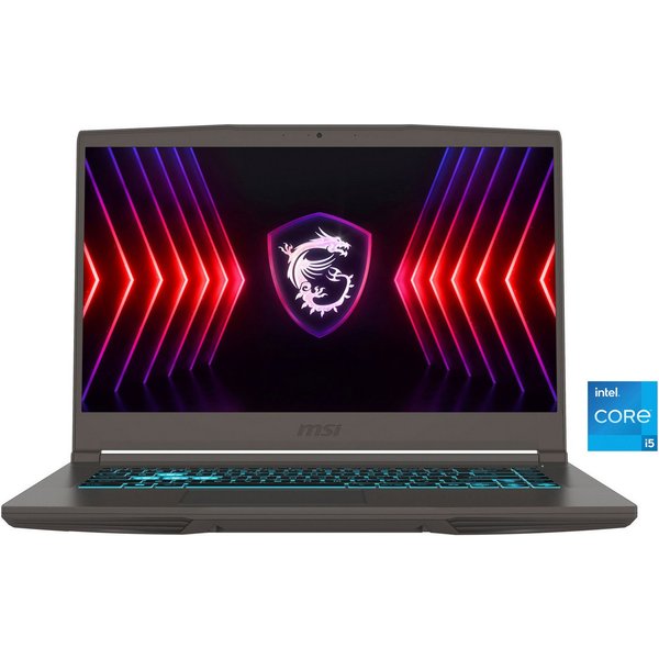 MSI Thin 15 B13UC-3040 Gaming-Notebook (39,6 cm/15,6 Zoll, Intel Core i5 13420H, GeForce RTX 3050, 16 GB, 512 GB SSD)