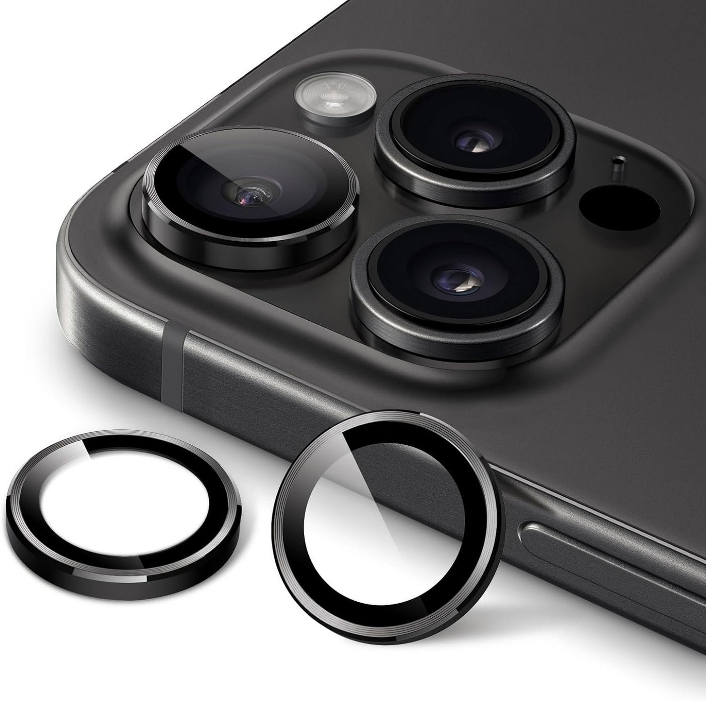 MSM Displayschutzglas 3X Linsenglas für Apple iPhone 15 Pro / 15 Pro Max Schutz Panzerfolie – Bild 4 von 5