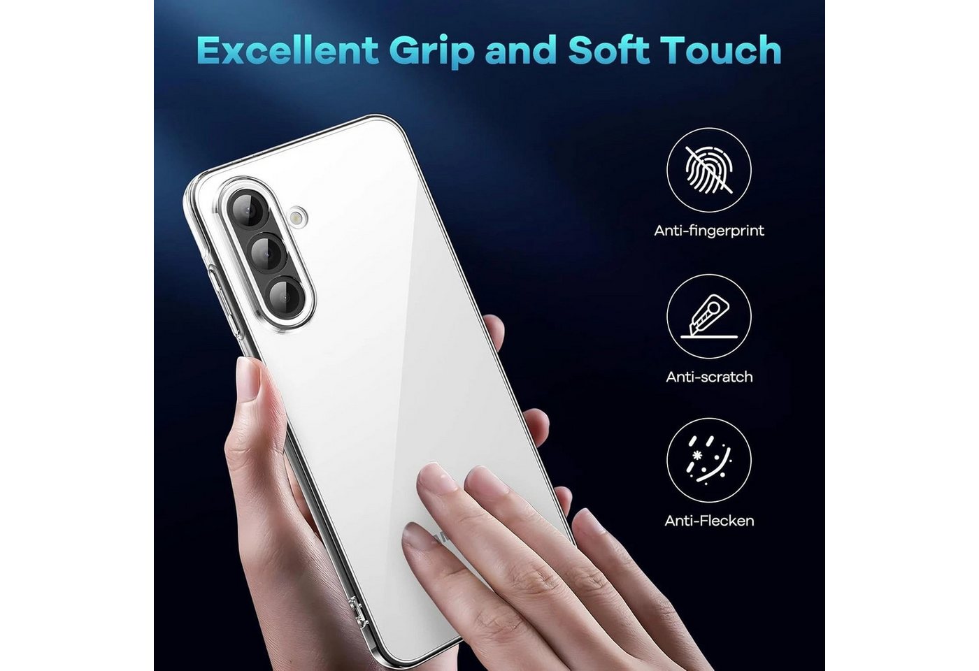 MSM Protech Handyhülle Hülle + 2X Schutzglas für Samsung Galaxy A37 5G Panzerfolie Full 9H – Bild 4 von 5