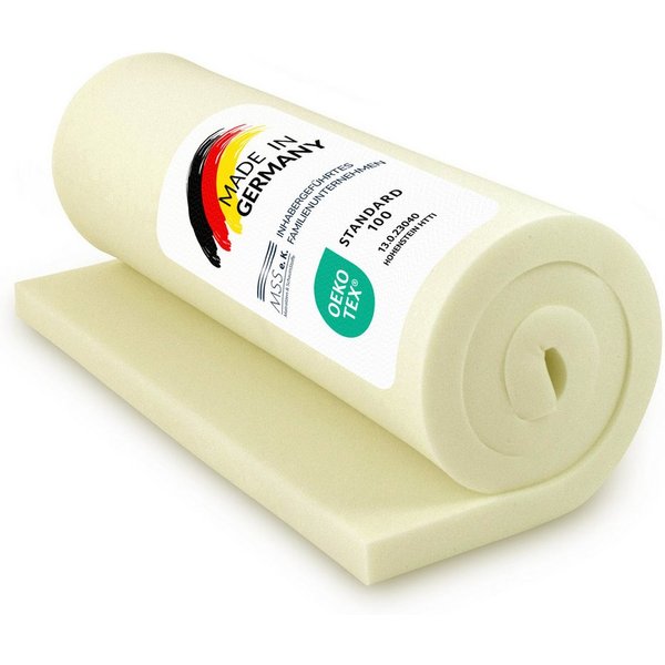 MSS e.K., Topper Viscoelastische Matratzenauflage ohne Bezug, 90x200 140x200 160x200, viscoelastischer Schaum, (4 cm hoch), Made in Germany, 100 % Viscoschaum m