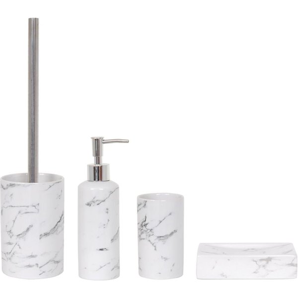 MSV Badaccessoires-Sets Bad-Zubehör-Set TOSCANA