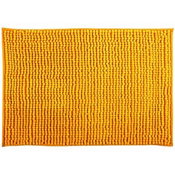 MSV Badematte CHENILLE, Höhe 12 mm, Badteppich, 100% Polyester Microfaser, Anti-Rutsch Beschichtung, mit praktischer Schlaufe zum Aufhängen, Waschbar 30°, Flaus