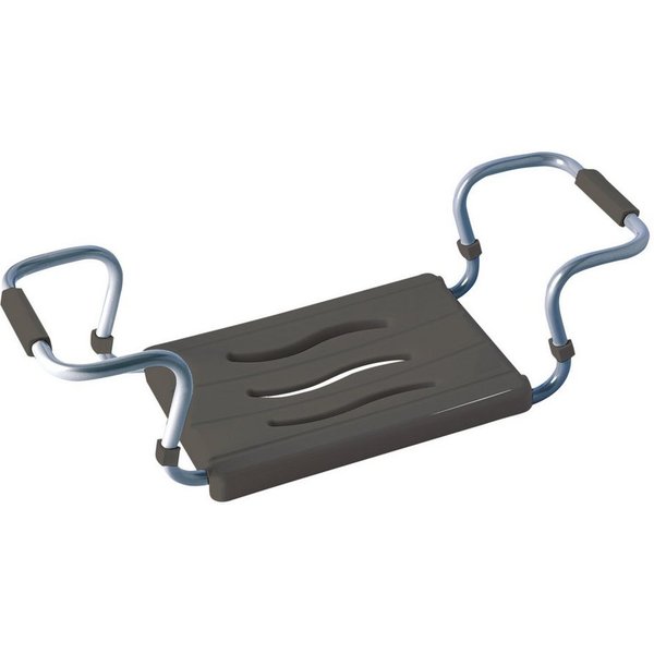 MSV Badewanneneinhängesitz Badewannensitz ausziehbar 50-70 cm, belastbar bis 150 kg, Zum einfachen Einhängen, passend für alle Standard-Badewannen durch anpassb