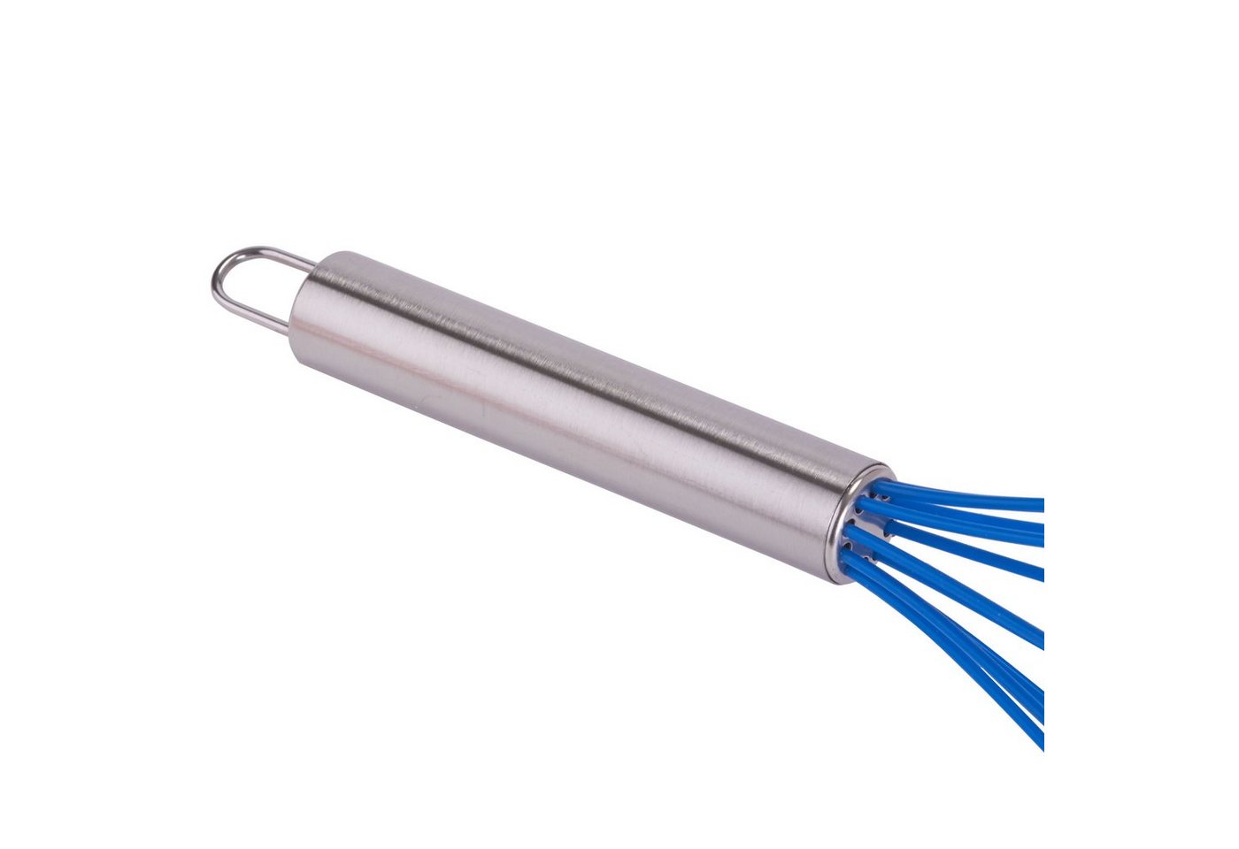 MSV Schneebesen Rührbesen-Set, rostfreier Edelstahl, Silikon bunt 3er Set- 20 / 25 / 30 cm – Bild 3 von 4