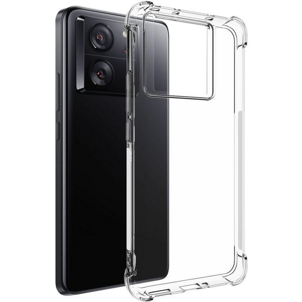 mtb more energy Smartphone-Hülle Clear Armor Case für Xiaomi 13T Pro (6.73), Transparente TPU Schutzhülle Case Backcover mit Anti-Shock Verstärkung