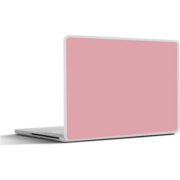 MuchoWow Laptop-Aufkleber Rosa - Farben - Innenraum - Einfarbig - Farbe, (1tlg), Laptop Folien Cover, Aufkleber, Sticker, Schutz vor Kratzern, 25x18 cm