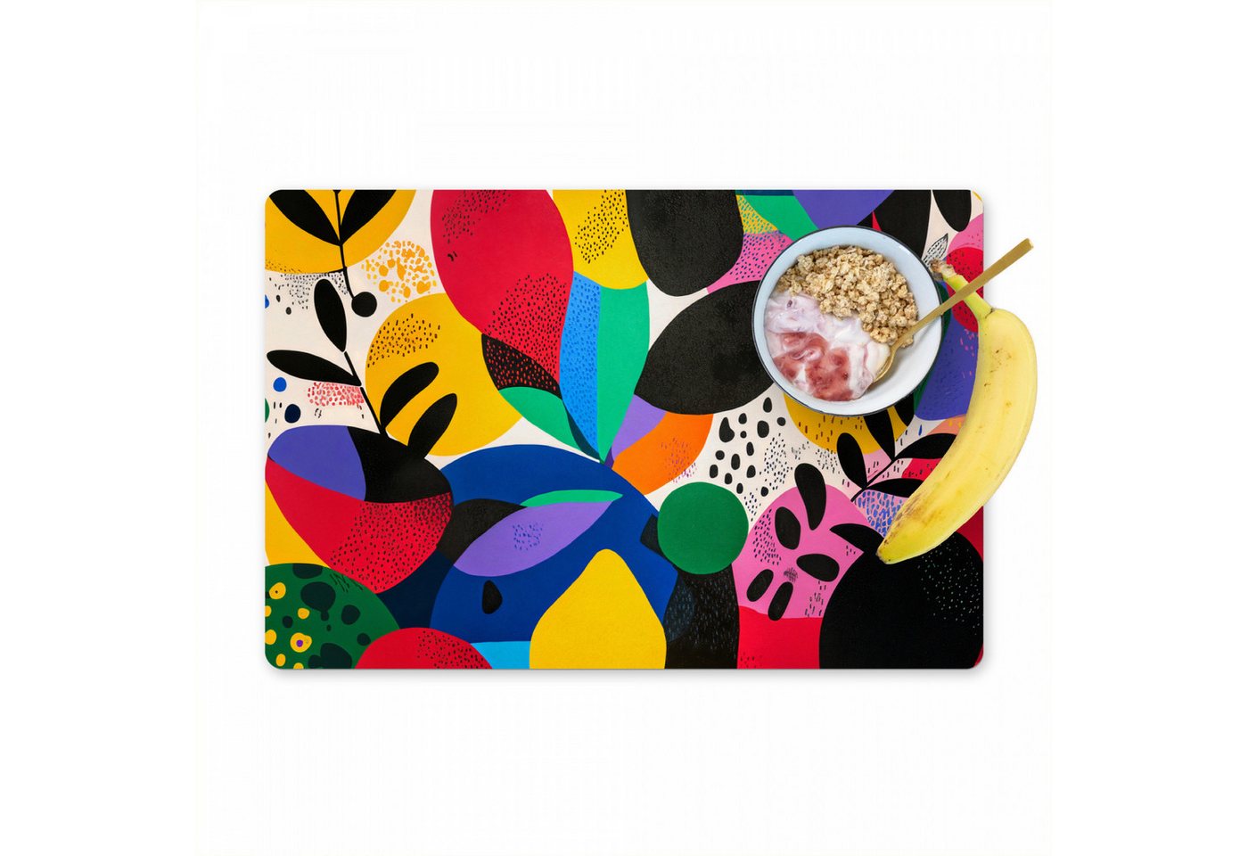 MuchoWow Platzset Bold Art - Modern - Abstrakt, (6-St), Platzsets, Tischset, Abwaschbar, Tischsets, Platzdeckchen – Bild 4 von 5