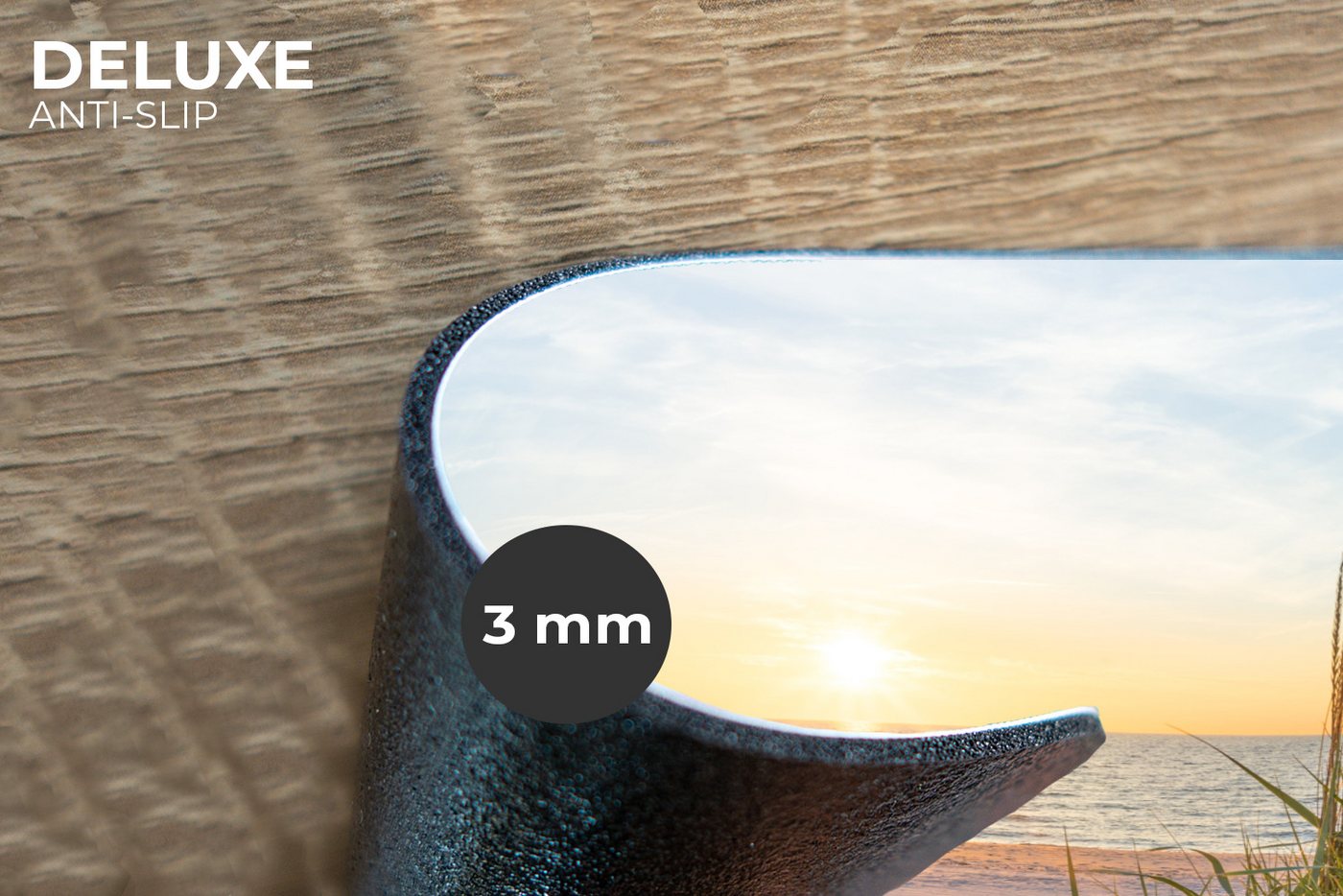 MuchoWow Platzset Strand - Sonne - Düne - Gras - Sand - Horizont, (6-St), Platzsets, Tischset, Abwaschbar, Tischsets, Platzdeckchen – Bild 2 von 5