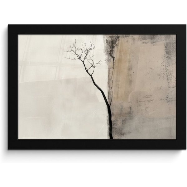 MuchoWow Poster Wabi sabi - Pflanze - Beige, (1 St), Wandbilder, Deko Wohnzimmer Schlafzimmer, 30x20 cm