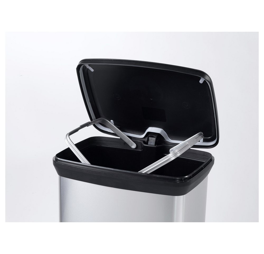 Curver Mülleimer Curver Deco bin metalics 240643 Mülleimer 50 l (B x H x T) 390 x 720 – Bild 4 von 5