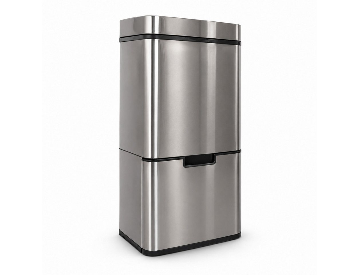 Eurocatch Mülleimer Eurocatch Mülleimer 72 L - Sensor - 3 Fächer Mülltrennung - Edelstahl – Bild 2 von 5