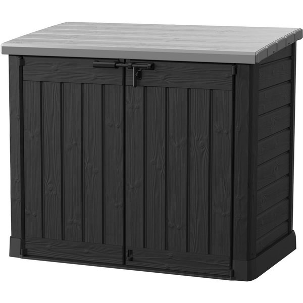 Keter Mülltonnenbox Keter Mülltonnenbox STORE IT OUT MAX Anthrazit, 1200 L, 2x 240 L Tonne