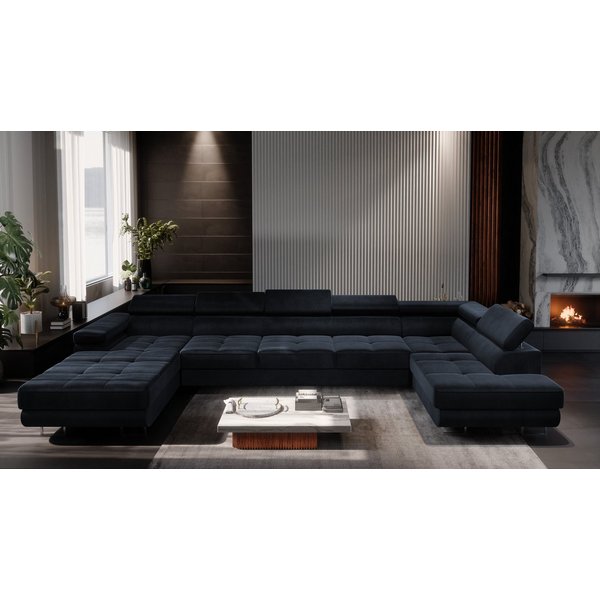 Muffo Ecksofa WILD U MAXI, 2x Bettkasten, mit Schlaffunktion