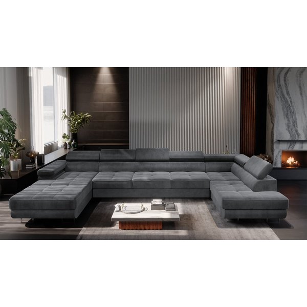 Muffo Ecksofa WILD U MAXI, 2x Bettkasten, mit Schlaffunktion