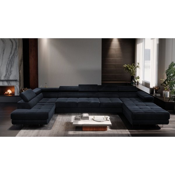 Muffo Ecksofa WILD U MAXI, 2x Bettkasten, mit Schlaffunktion