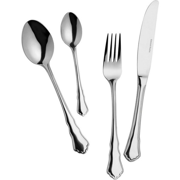 Mulex Besteck-Set Chippendale (60-tlg), 12 Personen, Edelstahl 18/0, hochglanzpoliert
