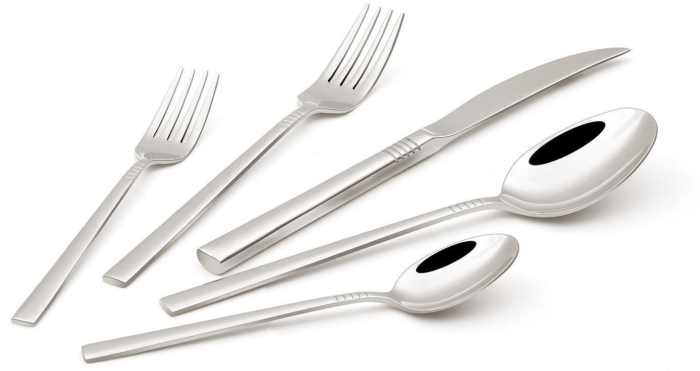Mulex Besteck-Set Elfaso matt (30-tlg), 6 Personen, Edelstahl – Bild 2 von 5