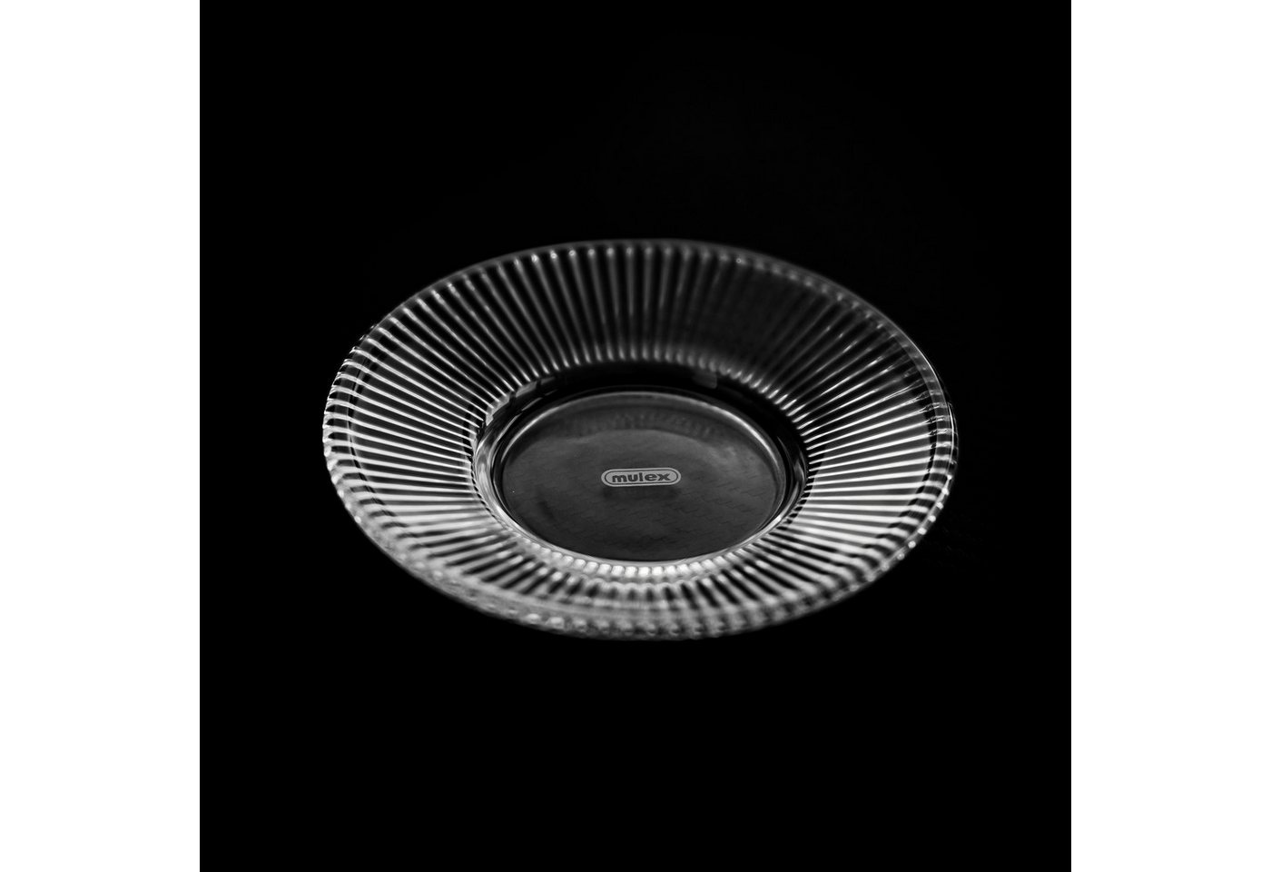 Mulex Glasuntersetzer Untertellerr ø11,5 cm, Relief Design - dekorativ & funktional, 6-tlg. – Bild 3 von 5