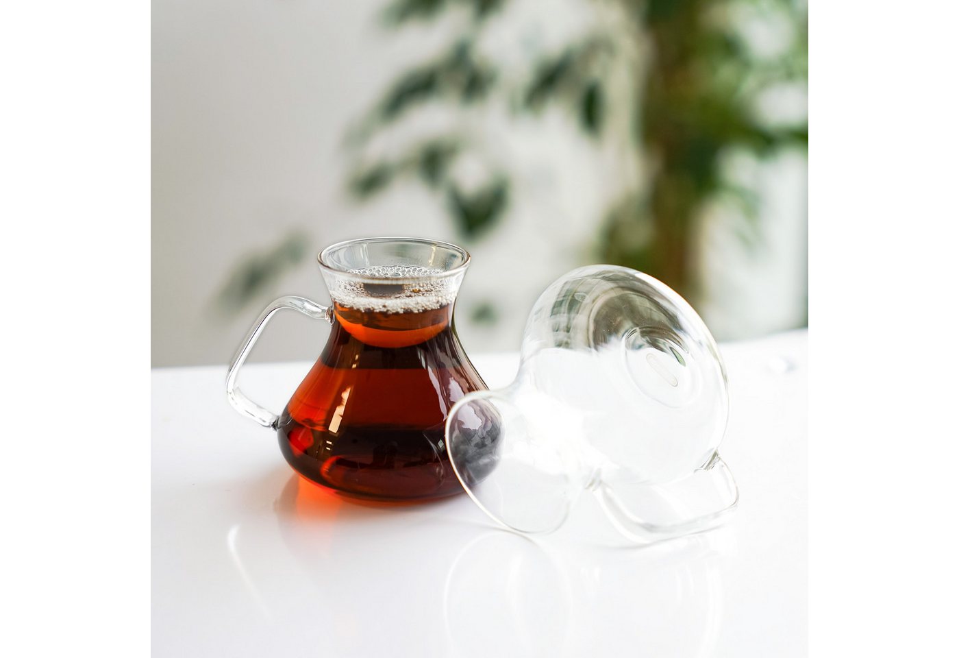 Mulex Teeglas mit Henkel 6-teilig - 200 ml, hitzebeständig, 6-tlg., Glas, Hitzebeständiges Glas, 200 ml – Bild 3 von 5