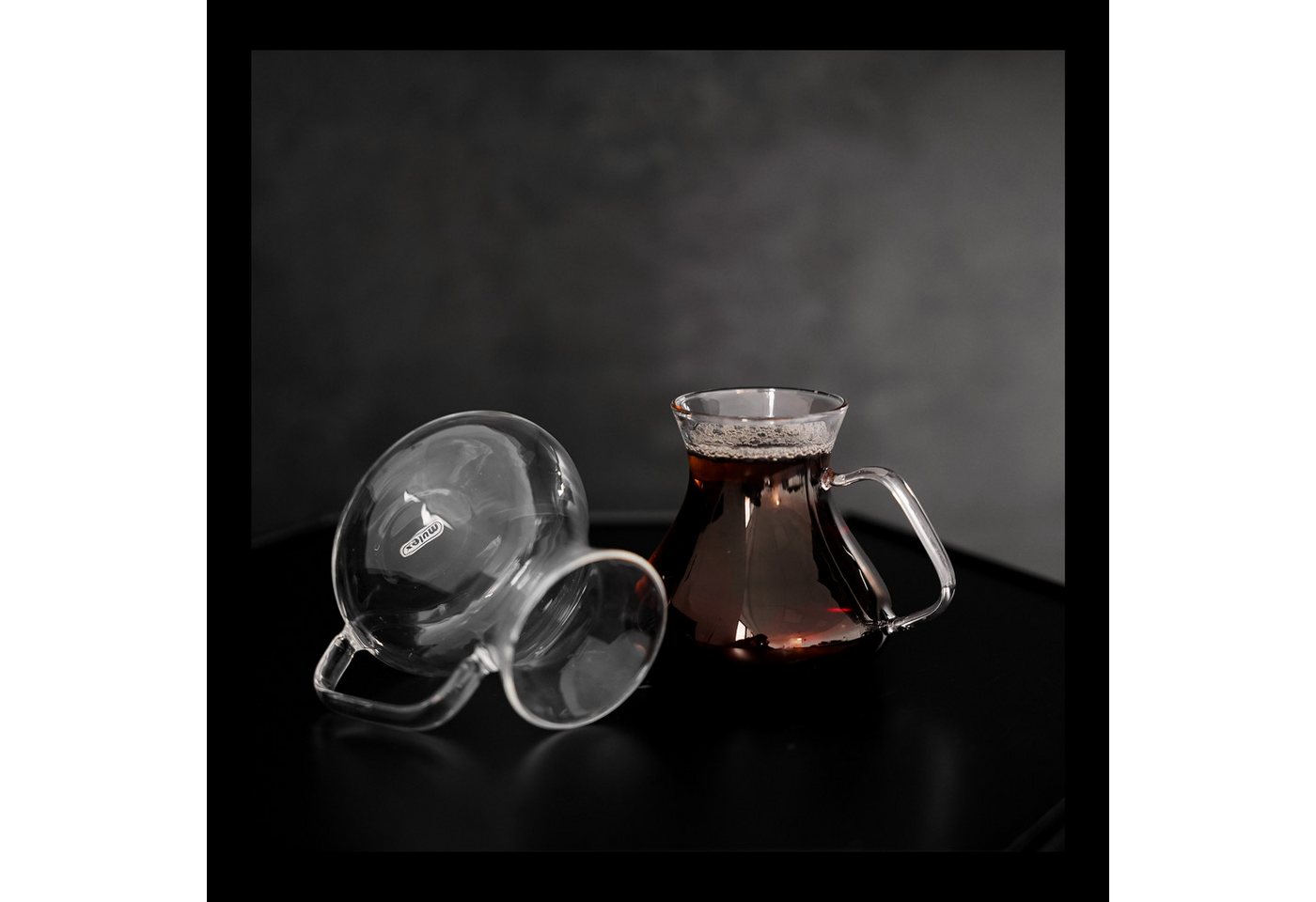 Mulex Teeglas mit Henkel 6-teilig - 200 ml, hitzebeständig, 6-tlg., Glas, Hitzebeständiges Glas, 200 ml – Bild 4 von 5