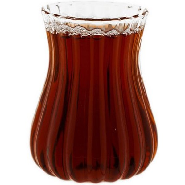 Mulex Teeglas Style 6-teiliges Teegläser-Set - 200 ml, Relief-Design, 6-tlg., Glas