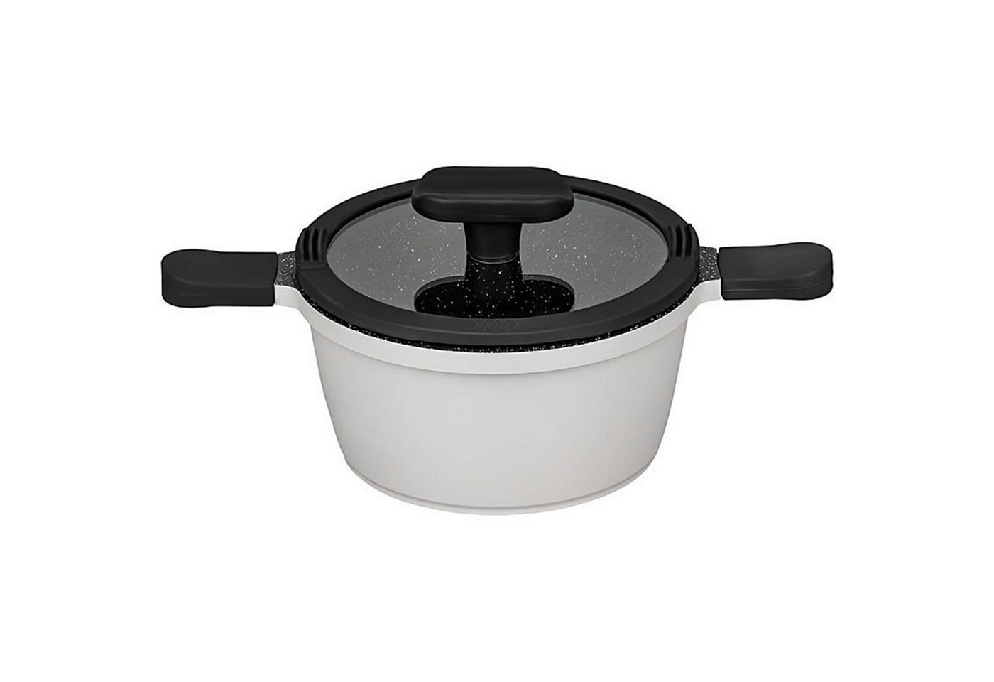 Mulex Topf-Set HAPPINESS TASTYLINE Topfset, Aluguss (exzellenter Antihafteffekt, 6-tlg., leichte Reinigung), induktionsgeeignet – Bild 4 von 5