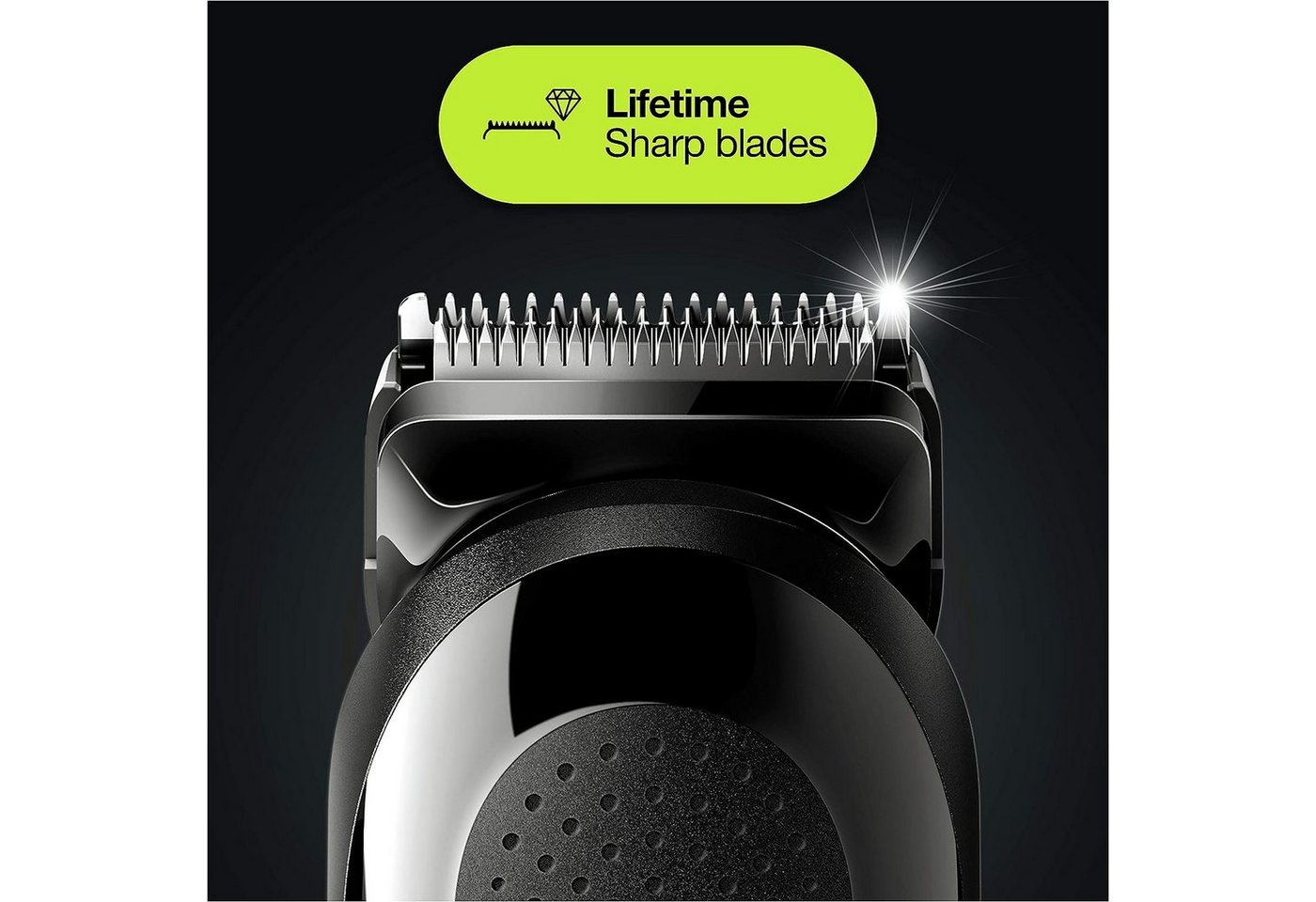 Braun Multifunktionstrimmer Braun 6-in-1 Bartschneider, mit Haar- und Nasentrimmer, Styling-Set, Set für Bart, 6-1 Styling KIT, Wiederverwendbar, langgiebig, le – Bild 5 von 5