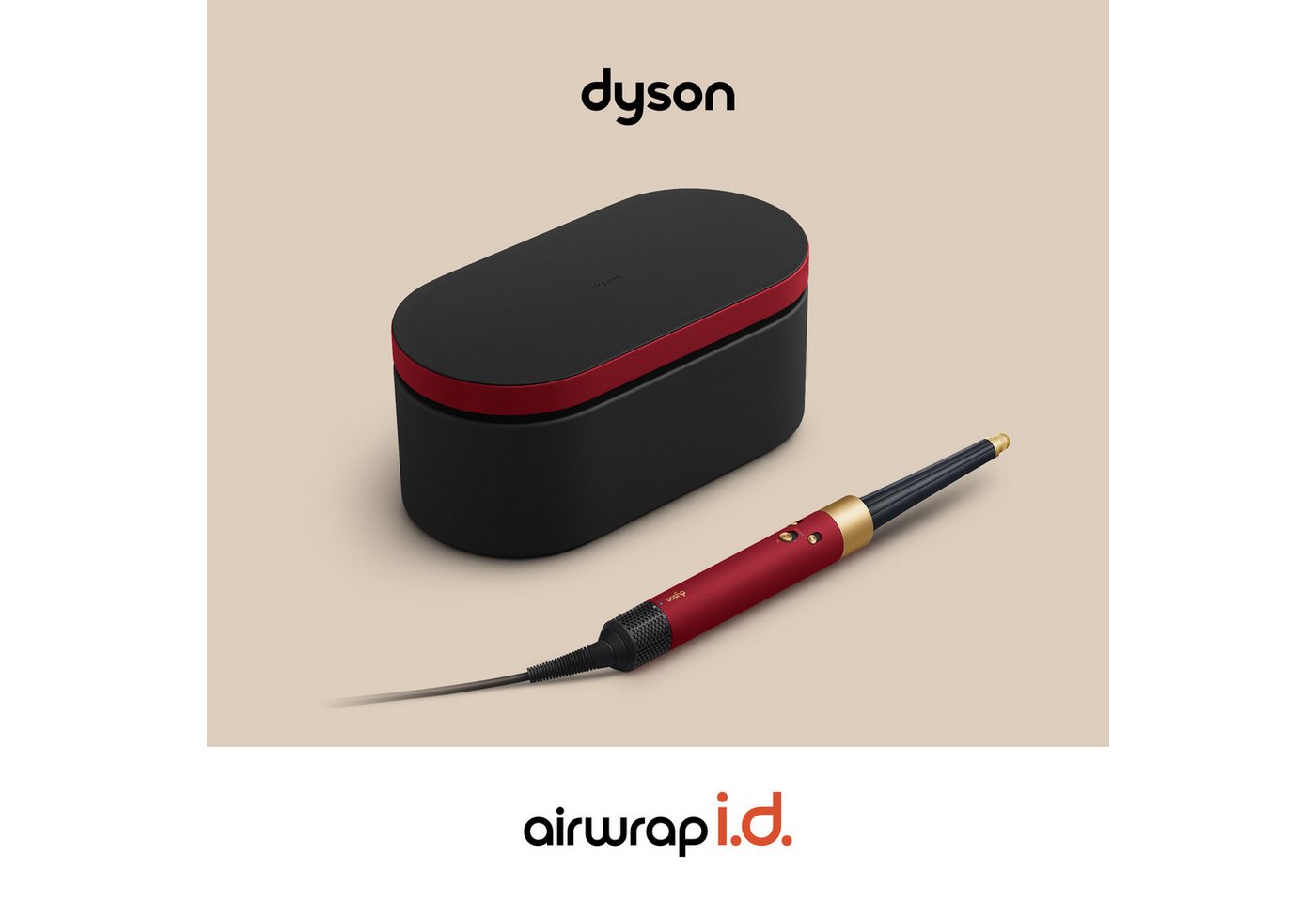 DYSON Multihaarstyler und -trockner Dyson Airwrap i.d.™ Straight+Wavy Samtrot/Gold, Trocknen. Locken. Stylen. Haare bändigen. Ohne Schäden durch Hitze – Bild 2 von 5