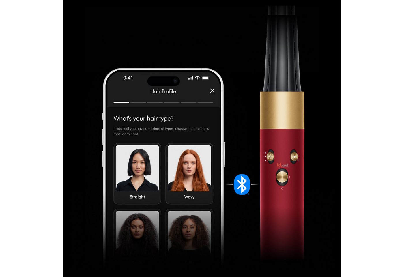 DYSON Multihaarstyler und -trockner Dyson Airwrap i.d.™ Straight+Wavy Samtrot/Gold, Trocknen. Locken. Stylen. Haare bändigen. Ohne Schäden durch Hitze – Bild 5 von 5