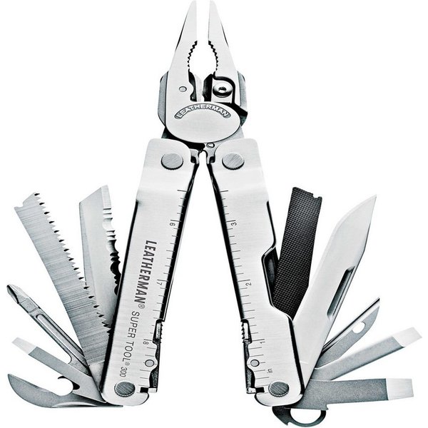 Leatherman Multitool Leatherman Super Tool 300 - 19-in-1 Multi-Tool, Silber