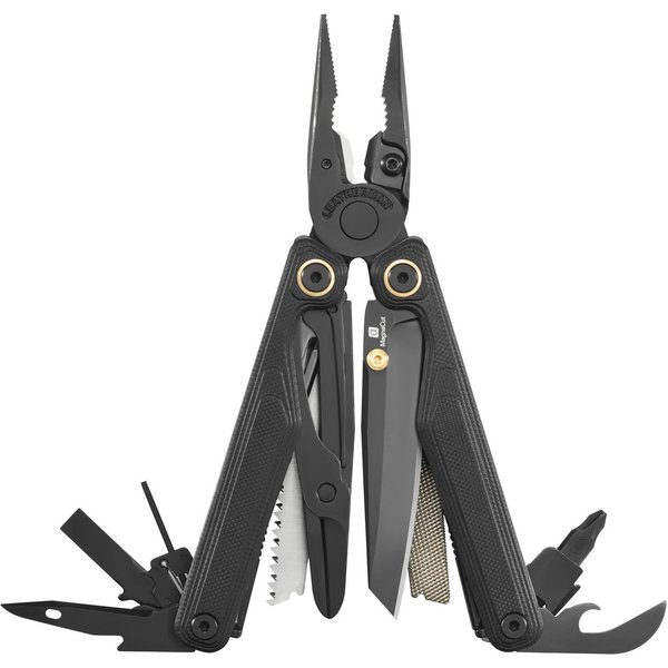 Leatherman Multitool Leatherman Wave Alpha-16-in-1 Multitool mit MagnaCut-Klinge - Obsidian