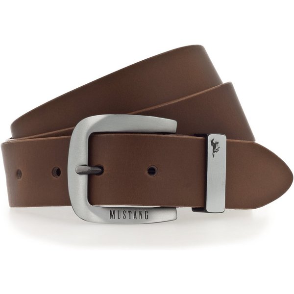 MUSTANG Ledergürtel "Franklin" mit Überlänge, 3,5 cm breit, aus Rindsleder