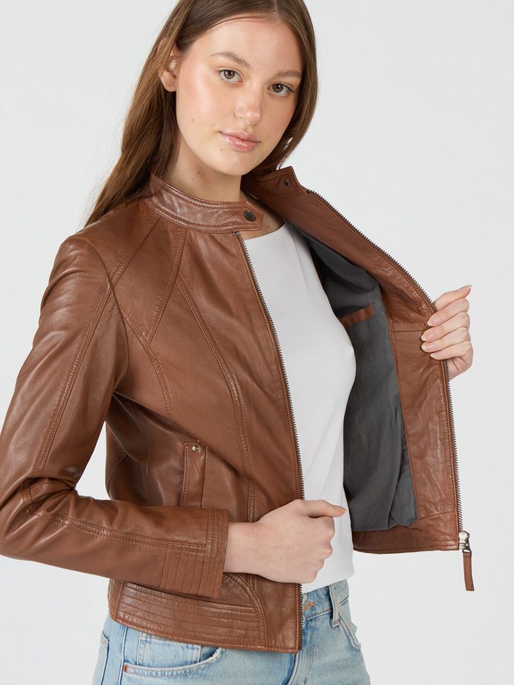 MUSTANG Lederjacke Blanca – Bild 5 von 5