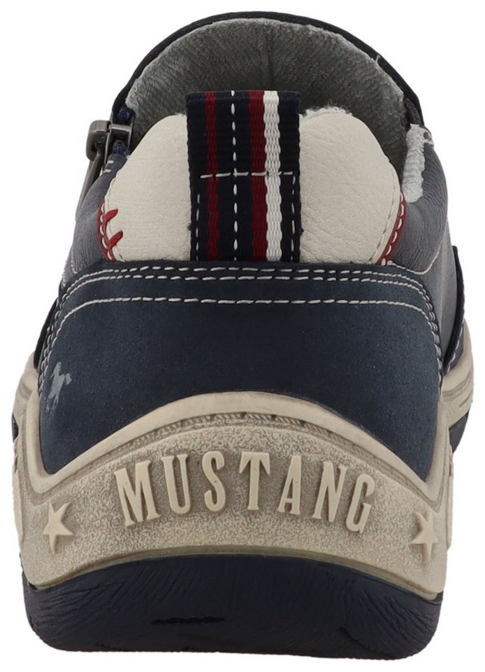 Mustang Shoes Benedetto Slipper Freizeitschuh, Halbschuh, Slipper mit seitlichem Reißverschluss – Bild 2 von 5
