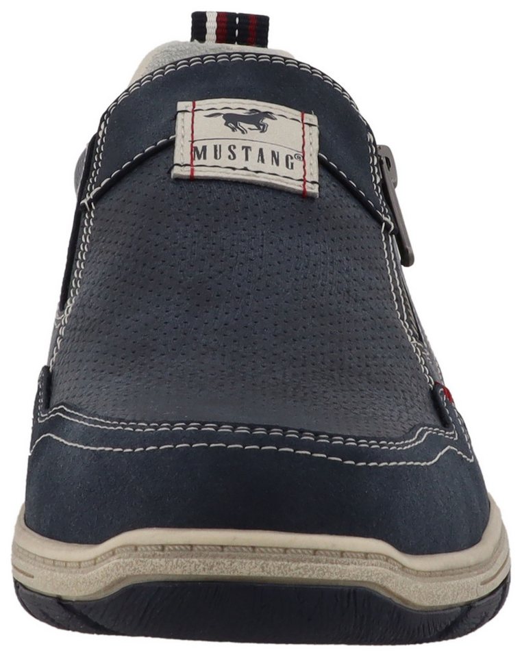 Mustang Shoes Benedetto Slipper Freizeitschuh, Halbschuh, Slipper mit seitlichem Reißverschluss – Bild 3 von 5