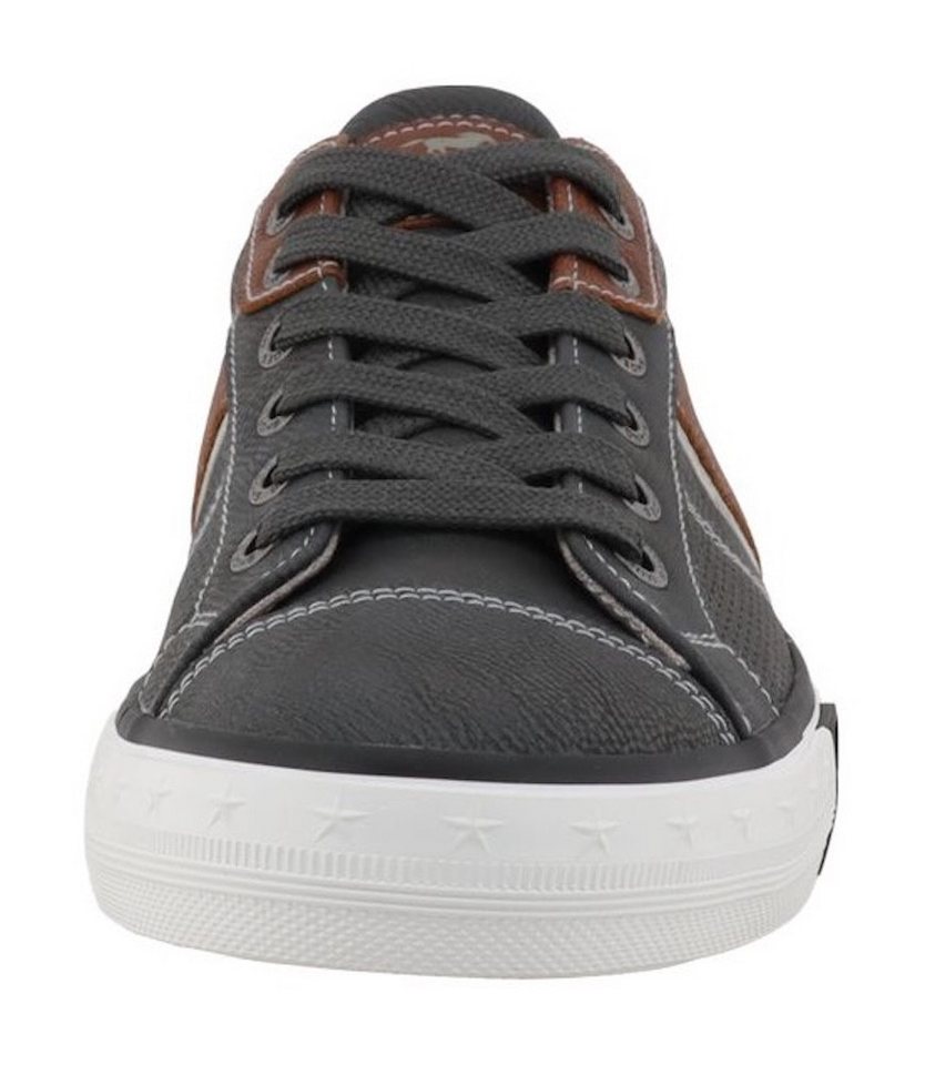 Mustang Shoes Calogero Sneaker Freizeitschuh, Halbschuh, Schnürschuh mit Kontrastbesätzen – Bild 3 von 5