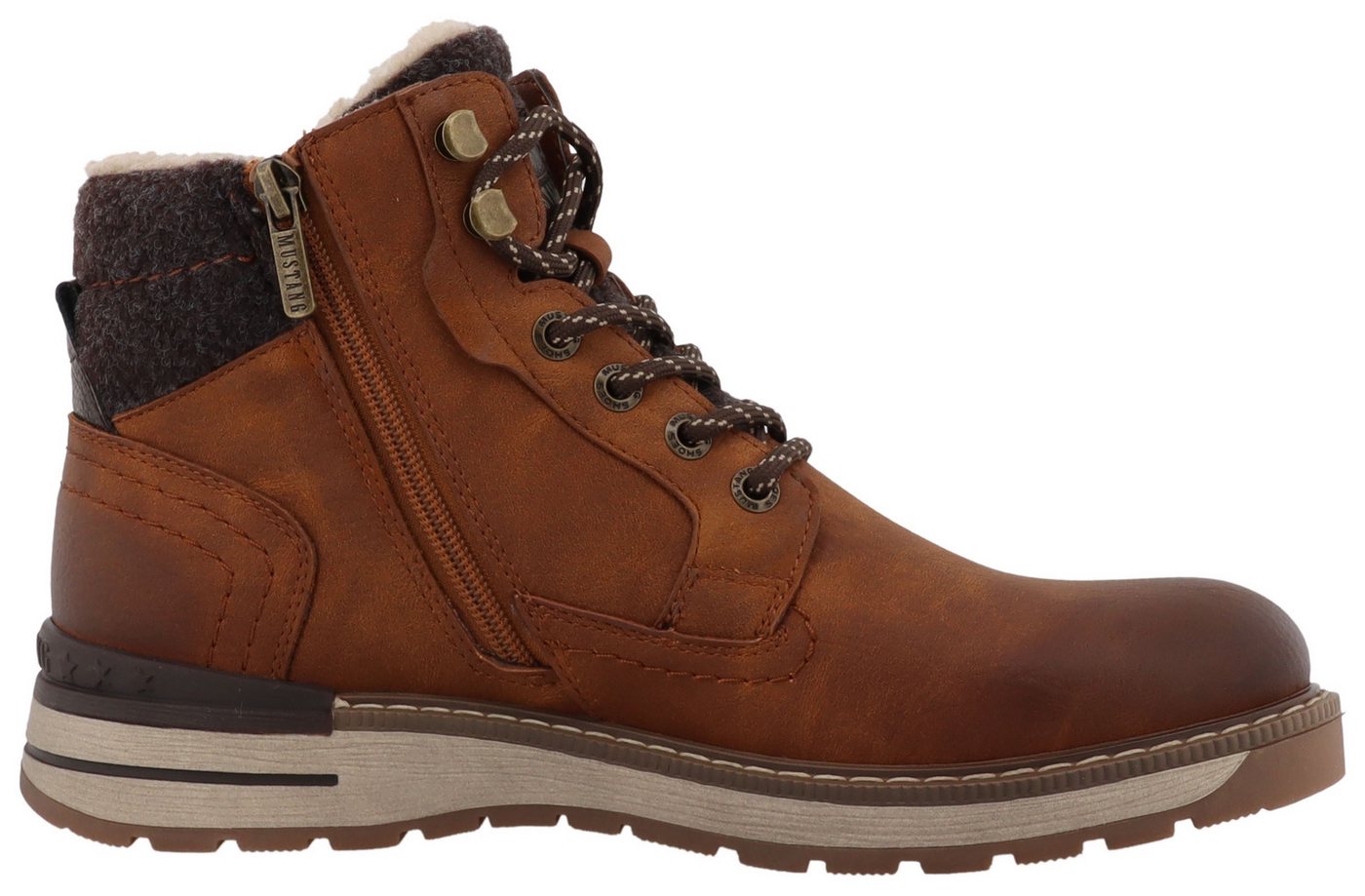 Mustang Shoes Maril Winterboots Workerboots, Schnürboots mit TEX-Ausstattung – Bild 5 von 5