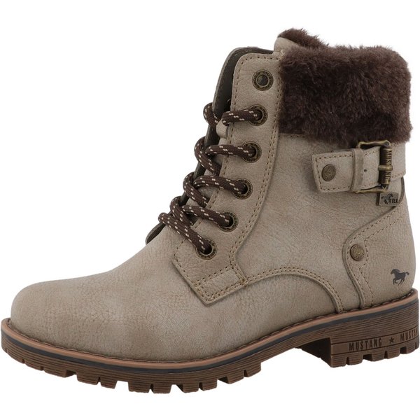 Mustang Shoes Matilde Winterstiefel Oudoorboots, Schnürstiefel mit Warmfutter