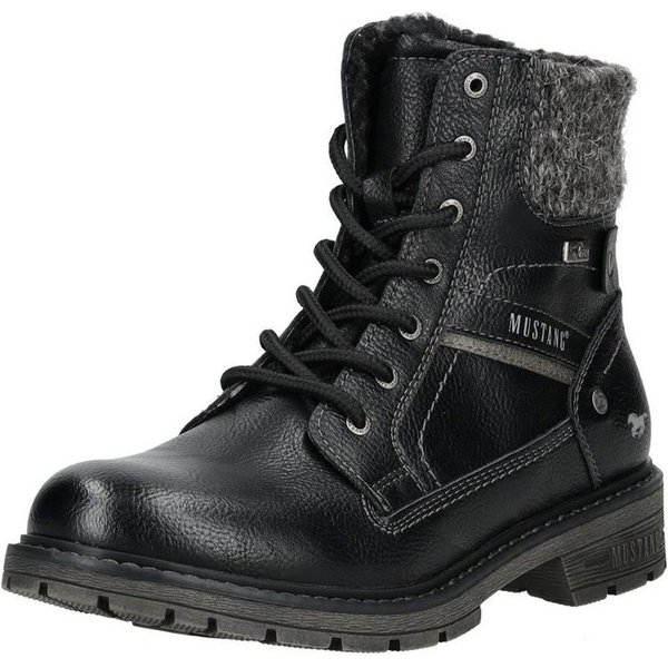 Mustang Shoes Mustang Shoes Stiefelette Lederimitat/Textil Schnürstiefelette