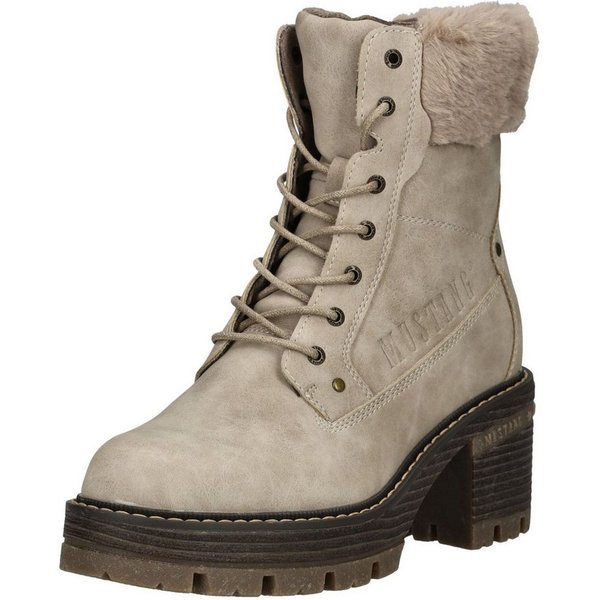 Mustang Shoes Mustang Shoes Stiefelette Lederimitat/Textil High-Heel-Stiefelette